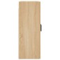 vidaXL Armarios de pared 2 uds madera de ingeniería roble Sonoma vidaXL Armarios de pared 2 uds madera de ingeniería roble Sonoma