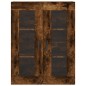 vidaXL Armarios de pared 2 uds madera de ingeniería roble ahumado vidaXL Armarios de pared 2 uds madera de ingeniería roble ahumado