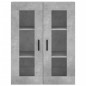vidaXL Armarios de pared 2 uds madera de ingeniería gris hormigón vidaXL Armarios de pared 2 uds madera de ingeniería gris hormigón