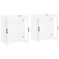 vidaXL Armarios de pared 2 uds madera de ingeniería blanco vidaXL Armarios de pared 2 uds madera de ingeniería blanco