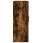 vidaXL Armarios de pared 2 uds madera de ingeniería roble ahumado vidaXL Armarios de pared 2 uds madera de ingeniería roble ahumado