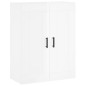 vidaXL Armarios de pared 2 uds madera de ingeniería blanco brillante vidaXL Armarios de pared 2 uds madera de ingeniería blanco brillante