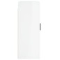 vidaXL Armarios de pared 2 uds madera de ingeniería blanco brillante vidaXL Armarios de pared 2 uds madera de ingeniería blanco brillante