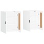 vidaXL Armarios de pared 2 uds madera de ingeniería blanco vidaXL Armarios de pared 2 uds madera de ingeniería blanco