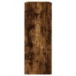 vidaXL Armarios de pared 2 uds madera de ingeniería roble ahumado