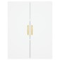 vidaXL Aparador alto madera contrachapada blanco 69,5x34x180 cm vidaXL Aparador alto madera contrachapada blanco 69,5x34x180 cm