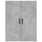 vidaXL Aparador alto madera contrachapada gris hormigón 69,5x34x180 cm vidaXL Aparador alto madera contrachapada gris hormigón 69,5x34x180 cm