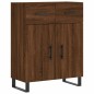 vidaXL Aparador alto madera contrachapada marrón roble 69,5x34x180 cm vidaXL Aparador alto madera contrachapada marrón roble 69,5x34x180 cm