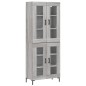vidaXL Aparador alto madera contrachapada gris sonoma 69,5x34x180 cm vidaXL Aparador alto madera contrachapada gris sonoma 69,5x34x180 cm
