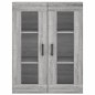 vidaXL Aparador alto madera contrachapada gris sonoma 69,5x34x180 cm vidaXL Aparador alto madera contrachapada gris sonoma 69,5x34x180 cm