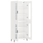 vidaXL Aparador alto madera contrachapada blanco brillo 69,5x34x180 cm vidaXL Aparador alto madera contrachapada blanco brillo 69,5x34x180 cm