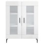 vidaXL Aparador alto madera contrachapada blanco brillo 69,5x34x180 cm vidaXL Aparador alto madera contrachapada blanco brillo 69,5x34x180 cm