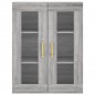 vidaXL Aparador alto madera contrachapada gris sonoma 69,5x34x180 cm vidaXL Aparador alto madera contrachapada gris sonoma 69,5x34x180 cm