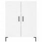 vidaXL Aparador alto madera contrachapada blanco 69,5x34x180 cm