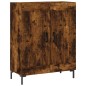 vidaXL Aparador alto madera contrachapada roble ahumado 69,5x34x180 cm vidaXL Aparador alto madera contrachapada roble ahumado 69,5x34x180 cm
