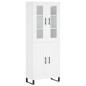 vidaXL Aparador alto madera contrachapada blanco 69,5x34x180 cm vidaXL Aparador alto madera contrachapada blanco 69,5x34x180 cm