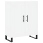 vidaXL Aparador alto madera contrachapada blanco 69,5x34x180 cm vidaXL Aparador alto madera contrachapada blanco 69,5x34x180 cm