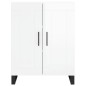 vidaXL Aparador alto madera contrachapada blanco brillo 69,5x34x180 cm vidaXL Aparador alto madera contrachapada blanco brillo 69,5x34x180 cm