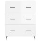 vidaXL Aparador alto madera contrachapada blanco brillo 69,5x34x180 cm vidaXL Aparador alto madera contrachapada blanco brillo 69,5x34x180 cm