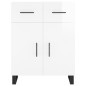 vidaXL Aparador alto madera contrachapada blanco brillo 69,5x34x180 cm vidaXL Aparador alto madera contrachapada blanco brillo 69,5x34x180 cm