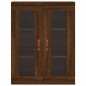 vidaXL Aparador alto madera contrachapada marrón roble 69,5x34x180 cm