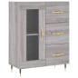 vidaXL Aparador alto madera contrachapada gris sonoma 69,5x34x180 cm vidaXL Aparador alto madera contrachapada gris sonoma 69,5x34x180 cm