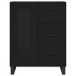 vidaXL Aparador alto madera contrachapada negro 69,5x34x180 cm vidaXL Aparador alto madera contrachapada negro 69,5x34x180 cm