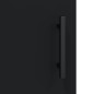 vidaXL Aparador alto madera contrachapada negro 69,5x34x180 cm vidaXL Aparador alto madera contrachapada negro 69,5x34x180 cm