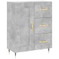 vidaXL Aparador alto madera contrachapada gris hormigón 69,5x34x180 cm vidaXL Aparador alto madera contrachapada gris hormigón 69,5x34x180 cm