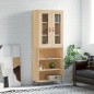 vidaXL Aparador alto madera contrachapada color roble 69,5x34x180 cm vidaXL Aparador alto madera contrachapada color roble 69,5x34x180 cm