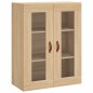 vidaXL Aparador alto madera contrachapada color roble 69,5x34x180 cm vidaXL Aparador alto madera contrachapada color roble 69,5x34x180 cm