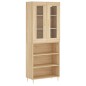 vidaXL Aparador alto madera contrachapada color roble 69,5x34x180 cm vidaXL Aparador alto madera contrachapada color roble 69,5x34x180 cm
