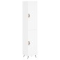 vidaXL Aparador alto madera contrachapada blanco 34,5x34x180 cm vidaXL Aparador alto madera contrachapada blanco 34,5x34x180 cm