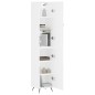 vidaXL Aparador alto madera contrachapada blanco 34,5x34x180 cm vidaXL Aparador alto madera contrachapada blanco 34,5x34x180 cm