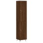 vidaXL Aparador alto madera contrachapada roble marrón 34,5x34x180 cm vidaXL Aparador alto madera contrachapada roble marrón 34,5x34x180 cm