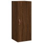 vidaXL Aparador alto madera contrachapada roble marrón 34,5x34x180 cm vidaXL Aparador alto madera contrachapada roble marrón 34,5x34x180 cm