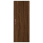 vidaXL Aparador alto madera contrachapada roble marrón 34,5x34x180 cm vidaXL Aparador alto madera contrachapada roble marrón 34,5x34x180 cm