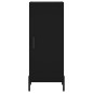 vidaXL Aparador de madera contrachapada negro 34,5x34x180 cm vidaXL Aparador de madera contrachapada negro 34,5x34x180 cm