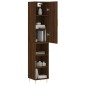 vidaXL Aparador alto madera contrachapada roble marrón 34,5x34x180 cm vidaXL Aparador alto madera contrachapada roble marrón 34,5x34x180 cm