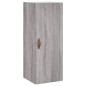 vidaXL Aparador alto madera contrachapada gris Sonoma 34,5x34x180 cm vidaXL Aparador alto madera contrachapada gris Sonoma 34,5x34x180 cm