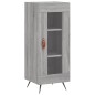 vidaXL Aparador alto madera contrachapada gris Sonoma 34,5x34x180 cm vidaXL Aparador alto madera contrachapada gris Sonoma 34,5x34x180 cm