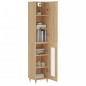 vidaXL Aparador de madera contrachapada roble Sonoma 34,5x34x180 cm