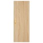 vidaXL Aparador de madera contrachapada roble Sonoma 34,5x34x180 cm