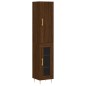 vidaXL Aparador alto madera contrachapada roble marrón 34,5x34x180 cm vidaXL Aparador alto madera contrachapada roble marrón 34,5x34x180 cm