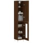 vidaXL Aparador alto madera contrachapada roble marrón 34,5x34x180 cm vidaXL Aparador alto madera contrachapada roble marrón 34,5x34x180 cm