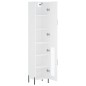 vidaXL Aparador alto madera contrachapada blanco 34,5x34x180 cm vidaXL Aparador alto madera contrachapada blanco 34,5x34x180 cm