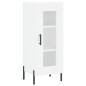 vidaXL Aparador alto madera contrachapada blanco 34,5x34x180 cm vidaXL Aparador alto madera contrachapada blanco 34,5x34x180 cm