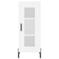 vidaXL Aparador alto madera contrachapada blanco 34,5x34x180 cm vidaXL Aparador alto madera contrachapada blanco 34,5x34x180 cm