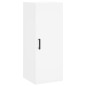 vidaXL Aparador alto madera contrachapada blanco 34,5x34x180 cm vidaXL Aparador alto madera contrachapada blanco 34,5x34x180 cm