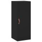vidaXL Aparador de madera contrachapada negro 34,5x34x180 cm vidaXL Aparador de madera contrachapada negro 34,5x34x180 cm